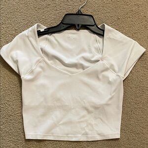 Elegant White Women's Crop Top